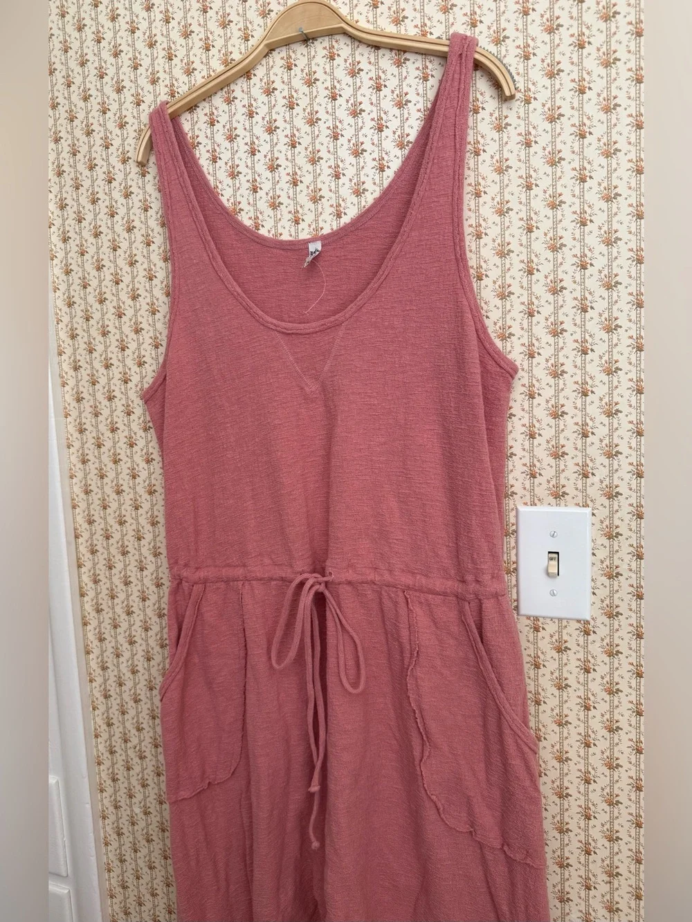 Free People Intimately On a Cloud Cotton Harem Jumpsuit in